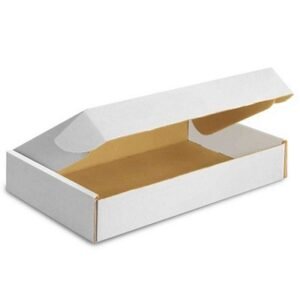 10"X10"X2-3/4" 32 ECT B Oyster White Roll End Lock Front Mailer