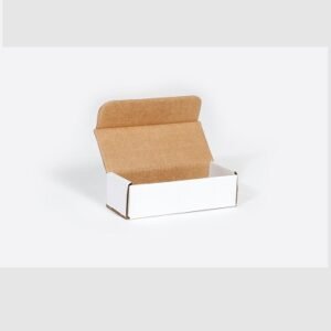 10"X4-7/8"X3-3/4" 32 ECT B Flute Oyster White Corrugated Mailer