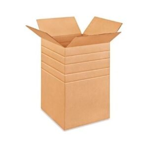 12"X12"X18"(16,14,12,10) 32 ECT C Kraft Multi-Depth RSC Corrugated Box,10133535