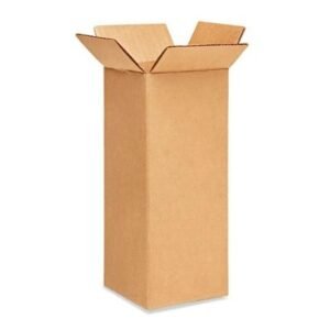 4"X4"X10" 32 ECT Kraft RSC Corrugated Box,10134061