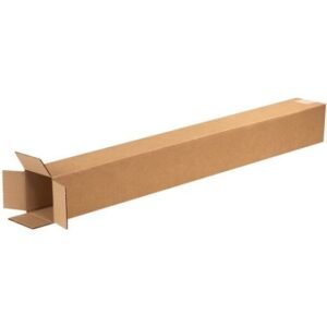 4"X4"X48" 32 ECT Kraft RSC Corrugated Box,140220