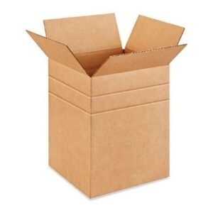 8-1/2"X8-1/2"X12"(8,10) 32 ECT Kraft Multi-Depth RSC Corrugated Box,10134083