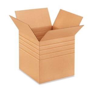 16"X16"X16"(14,12,10) 32 ECT Kraft Multi-Depth RSC Box,10134225