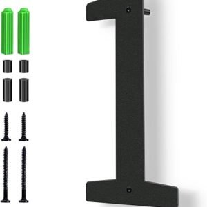 2" 3" 4" 5" 6" Stainless steel floating House Numbers, House address numbers for outside, Modern metal letters, For mailbox, Door, Garden. (3" Black 1)