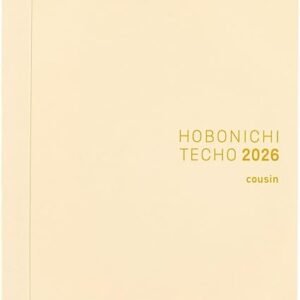 Hobonichi Techo 2026 Cousin Book – A5, English, Daily, Weekly, Jan Start, Mon Start, Planner
