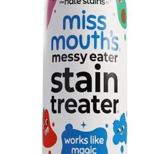 Miss Mouth's Messy Eater Stain Treater Spray - 4oz Stain Remover - Newborn & Baby Essentials - No Dry Cleaning Food, Grease, Coffee Off Laundry, Underwear, Fabric