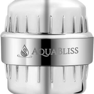 AquaBliss High Output Revitalizing Shower Filter - Reduces Dry Itchy Skin, Dandruff, Eczema, and Dramatically Improves The Condition of Your Skin, Hair and Nails - Chrome (SF100)